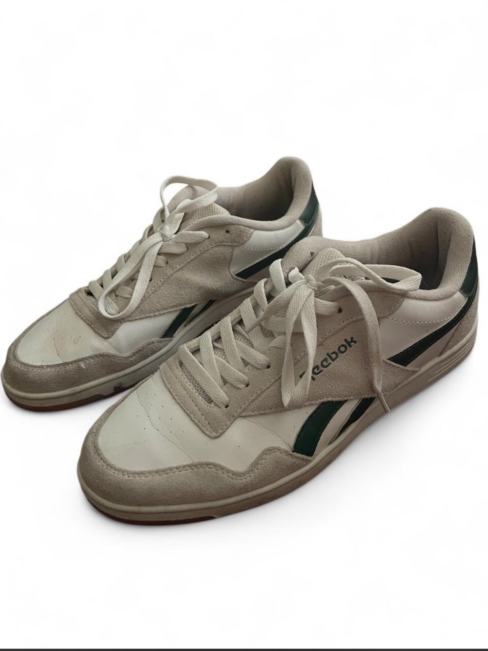 Reebok Galaxy 7 Men’s Beige and Green Low-Top Sneakers